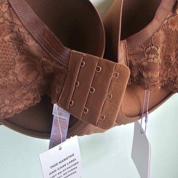 Savage X Fenty, Women's Curvy Microfiber & Lace Balconette-Brown. Size:40DD. NWT - Picture 11 of 16